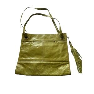 Hobo The Original Leather Olive Green Crossbody  And Magnetic Closure